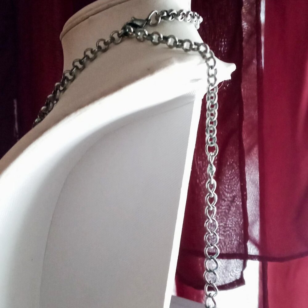 💙🌸🦋Chunky Crystal Rhinestone Heart Flowers Butterfly Statement Necklace🦋🌸💙 - Picture 9 of 12